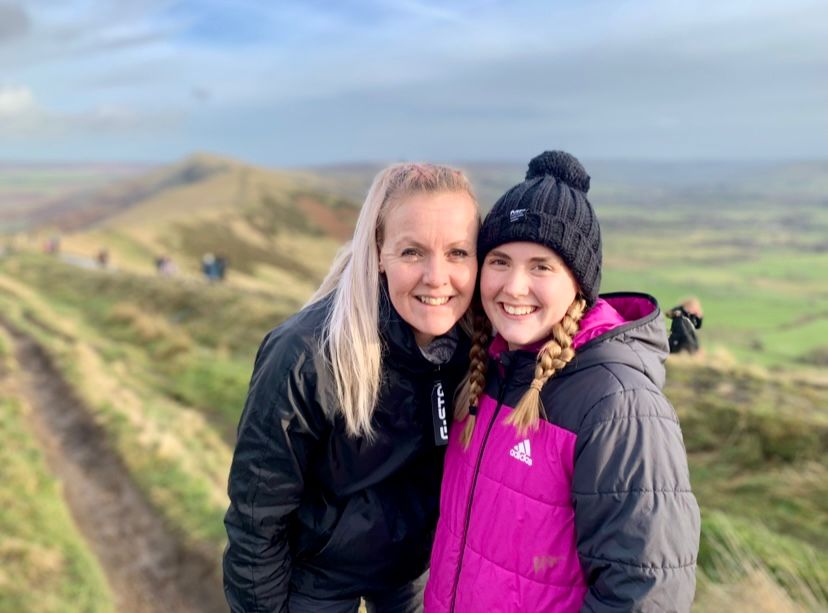 Karen and Mille take on the Edale Skyline Hike.
